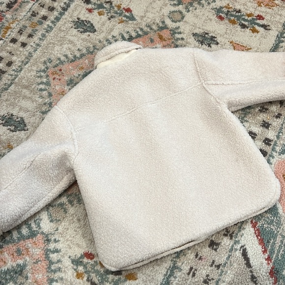 Zara girls 2-3 years cream coat - Picture 6 of 7